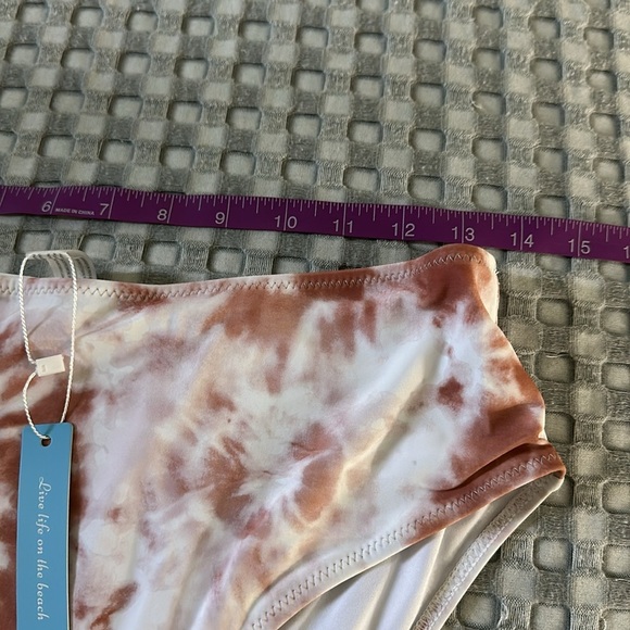Live Life on the Beach High Waist Swimsuit bottom NWT - Picture 4 of 5